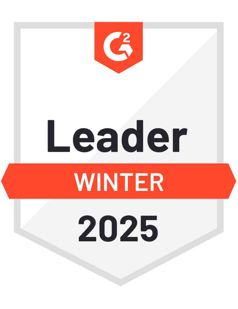 Badge showing that Intellect is a Leading QMS on G2